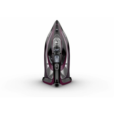Праска Tefal Ultimate Pure, 3000Вт, 350мл, паровий удар -240гр, постійна пара - 55гр, керам. підошва, чорно-фіолетовий (FV9835E0 Праска Tefal Ultimate Pure, 3000Вт, 350мл, паровий удар -240гр, постійна пара - 55гр, керам. підошва, чорно-фіолетовий (FV9835E0