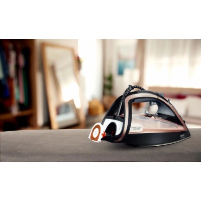 Праска Tefal Ultimate Pure, 3000Вт, 350мл, паровий удар -240гр, постійна пара - 55гр, керам. підошва, чорно-фіолетовий (FV9835E0 Праска Tefal Ultimate Pure, 3000Вт, 350мл, паровий удар -240гр, постійна пара - 55гр, керам. підошва, чорно-фіолетовий (FV9835E0