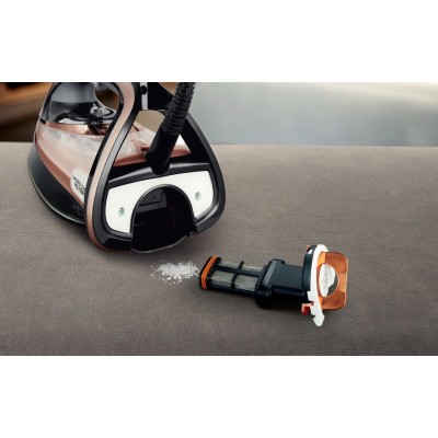 Праска Tefal Ultimate Pure, 3000Вт, 350мл, паровий удар -240гр, постійна пара - 55гр, керам. підошва, чорно-фіолетовий (FV9835E0 Праска Tefal Ultimate Pure, 3000Вт, 350мл, паровий удар -240гр, постійна пара - 55гр, керам. підошва, чорно-фіолетовий (FV9835E0
