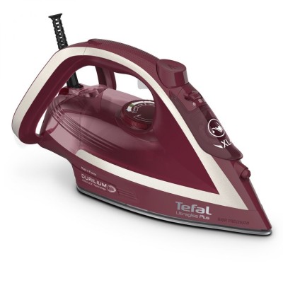 Праска Tefal Ultragliss Plus, 2800Вт, 270мл, паровий удар -260гр, постійна пара - 50гр, керам. підошва, бордовий (FV6820E0) Праска Tefal Ultragliss Plus, 2800Вт, 270мл, паровий удар -260гр, постійна пара - 50гр, керам. підошва, бордовий (FV6820E0)