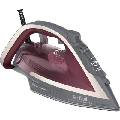 Праска Tefal Ultragliss Plus, 2800Вт, 270мл, паровий удар -260гр, постійна пара - 50гр, керам. підошва, бордово-сірий (FV6840E0) Праска Tefal Ultragliss Plus, 2800Вт, 270мл, паровий удар -260гр, постійна пара - 50гр, керам. підошва, бордово-сірий (FV6840E0)