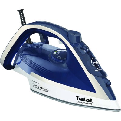 Праска Tefal Ultragliss Plus, 2800Вт, 270мл, паровий удар -260гр, постійна пара - 50гр, керам. підошва, синій (FV6812E0) Праска Tefal Ultragliss Plus, 2800Вт, 270мл, паровий удар -260гр, постійна пара - 50гр, керам. підошва, синій (FV6812E0)