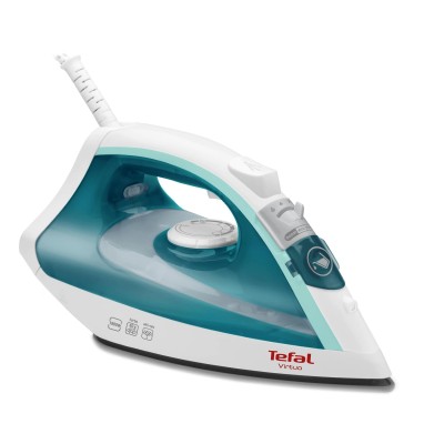 Праска Tefal Virtuo, 1800Вт, 200мл, паровий удар -80гр, постійна пара - 24гр, керам. підошва, біло-бірюзовий (FV1710E0) Праска Tefal Virtuo, 1800Вт, 200мл, паровий удар -80гр, постійна пара - 24гр, керам. підошва, біло-бірюзовий (FV1710E0)