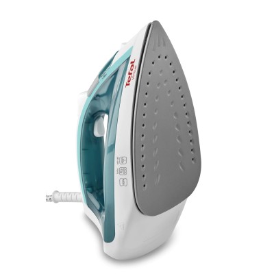 Праска Tefal Virtuo, 1800Вт, 200мл, паровий удар -80гр, постійна пара - 24гр, керам. підошва, біло-бірюзовий (FV1710E0) Праска Tefal Virtuo, 1800Вт, 200мл, паровий удар -80гр, постійна пара - 24гр, керам. підошва, біло-бірюзовий (FV1710E0)