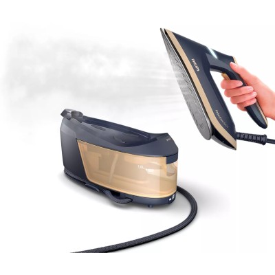 Праска-парогенератор Philips PerfectCare 6000 Series, 2400Вт, 1800мл, паровий удар -600гр, постійна пара - 130гр, нерж. сталь, с Праска-парогенератор Philips PerfectCare 6000 Series, 2400Вт, 1800мл, паровий удар -600гр, постійна пара - 130гр, нерж. сталь, с