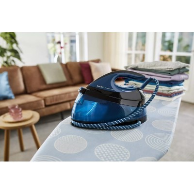 Праска-парогенератор Philips PerfectCare Compact, 2400Вт, 1500мл, паровий удар -420гр, постійна пара - 120гр, керам. підошва, си