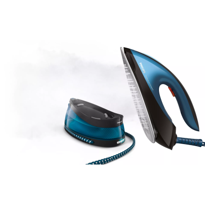 Праска-парогенератор Philips PerfectCare Compact, 2400Вт, 1500мл, паровий удар -420гр, постійна пара - 120гр, керам. підошва, си