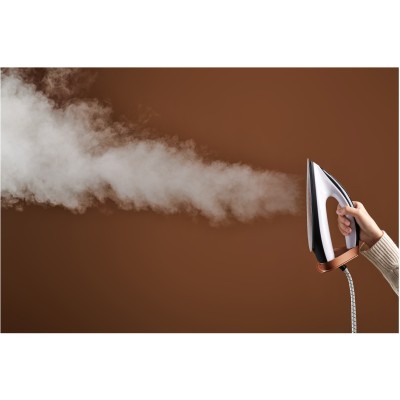Праска-парогенератор Sencor, 3000Вт, 1500мл, паровий удар -430гр, постійна пара - 160гр, Anti-calc, керам. підошва, біло-коричне Праска-парогенератор Sencor, 3000Вт, 1500мл, паровий удар -430гр, постійна пара - 160гр, Anti-calc, керам. підошва, біло-коричне