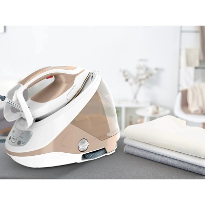 Праска-парогенератор Tefal Pro Express Eco, 2200Вт, 1800мл, паровий удар -550гр, постійна пара - 140гр, біло-золотий (GV9E22E0) Праска-парогенератор Tefal Pro Express Eco, 2200Вт, 1800мл, паровий удар -550гр, постійна пара - 140гр, біло-золотий (GV9E22E0)