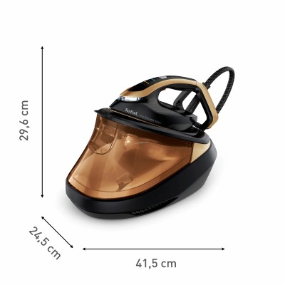 Праска-парогенератор Tefal Pro Express Vision, 3000Вт, 1200мл, паровий удар -800гр, постійна пара - 180гр, керам. підошва, чорно Праска-парогенератор Tefal Pro Express Vision, 3000Вт, 1200мл, паровий удар -800гр, постійна пара - 180гр, керам. підошва, чорно