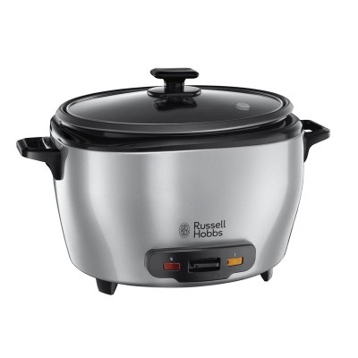 Рисоварка Russell Hobbs MaxiCook, 1000Вт, чаша-5л, електронне керув., нерж. сталь, чорний (23570-56) Рисоварка Russell Hobbs MaxiCook, 1000Вт, чаша-5л, електронне керув., нерж. сталь, чорний (23570-56)
