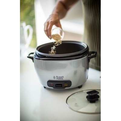 Рисоварка Russell Hobbs MaxiCook, 1000Вт, чаша-5л, електронне керув., нерж. сталь, чорний (23570-56) Рисоварка Russell Hobbs MaxiCook, 1000Вт, чаша-5л, електронне керув., нерж. сталь, чорний (23570-56)