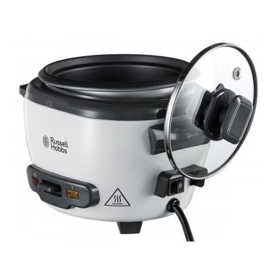 Рисоварка Russell Hobbs Medium, 300Вт, чаша-1.4л, електронне керув., знімна кришка, сіро-чорний (27030-56) Рисоварка Russell Hobbs Medium, 300Вт, чаша-1.4л, електронне керув., знімна кришка, сіро-чорний (27030-56)