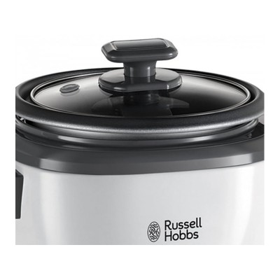 Рисоварка Russell Hobbs Medium, 300Вт, чаша-1.4л, електронне керув., знімна кришка, сіро-чорний (27030-56) Рисоварка Russell Hobbs Medium, 300Вт, чаша-1.4л, електронне керув., знімна кришка, сіро-чорний (27030-56)
