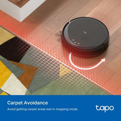 Робот-пилосмок TP-LINK TAPO RV 20 MAX LIDAR з підтримкою вологого прибирання (TAPO-RV20-MAX)