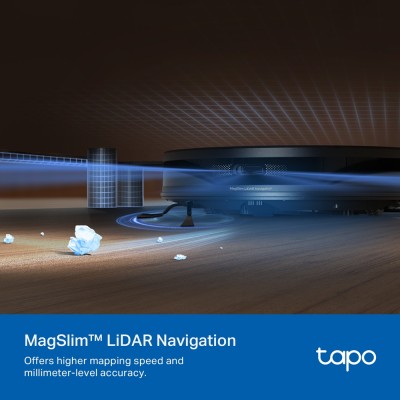 Робот-пилосмок TP-LINK TAPO RV 20 MAX LIDAR з підтримкою вологого прибирання (TAPO-RV20-MAX)