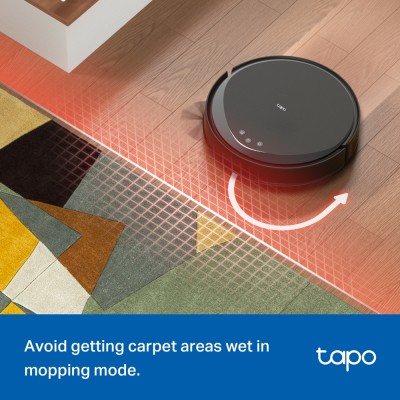 Робот-пилосмок TP-LINK TAPO RV 20 MAX LIDAR з підтримкою вологого прибирання + док-станція (TAPO-RV20-MAX-PLUS)