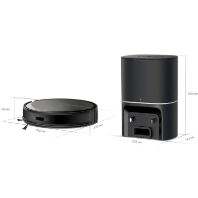 Робот-пилосмок TP-LINK TAPO RV 20 MAX LIDAR з підтримкою вологого прибирання + док-станція (TAPO-RV20-MAX-PLUS)
