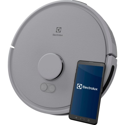 Робот-пилосос Electrolux, h=10см, вологе прибирання, конт пил -0.3л, вода -0.3л, автон. робота до 140хв, Wi-Fi, сірий (ER71HW1UG Робот-пилосос Electrolux, h=10см, вологе прибирання, конт пил -0.3л, вода -0.3л, автон. робота до 140хв, Wi-Fi, сірий (ER71HW1UG