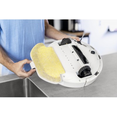 Робот-пилосос Karcher RCV 3, 400Вт, h=9.4см, вологе прибирання, конт пил -0.5л, вода -0.17л, автон. робота до 120хв, вага-3.7кг, Робот-пилосос Karcher RCV 3, 400Вт, h=9.4см, вологе прибирання, конт пил -0.5л, вода -0.17л, автон. робота до 120хв, вага-3.7кг,