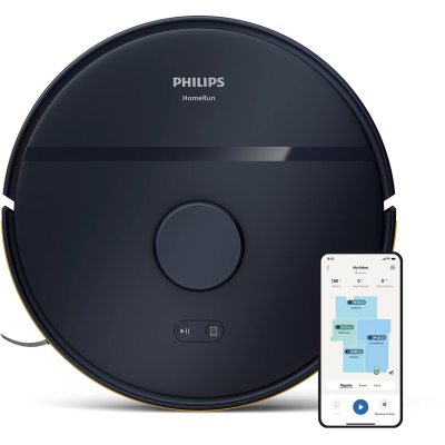 Робот-пилосос Philips Series 2000, h=40.3см, вологе прибирання, конт пил -0.25л, автон. робота до 130хв, НЕРА 11, білий (XU2000/ Робот-пилосос Philips Series 2000, h=40.3см, вологе прибирання, конт пил -0.25л, автон. робота до 130хв, НЕРА 11, білий (XU2000/