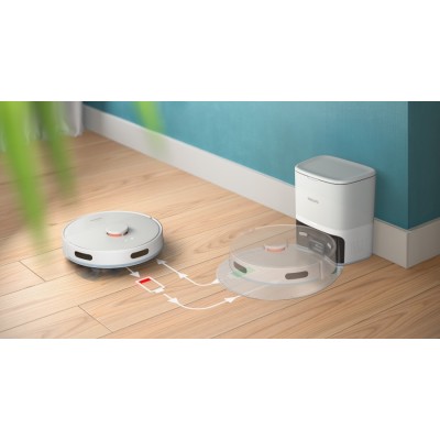 Робот-пилосос Philips Series 2000, h=40.3см, вологе прибирання, конт пил -0.25л, автон. робота до 130хв, НЕРА 11, білий (XU2100/ Робот-пилосос Philips Series 2000, h=40.3см, вологе прибирання, конт пил -0.25л, автон. робота до 130хв, НЕРА 11, білий (XU2100/
