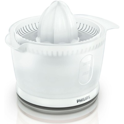 Соковитискач Philips Daily Collection цитрус-прес 25Вт, чаша-0.5л, пластик, білий (HR2738/00) Соковитискач Philips Daily Collection цитрус-прес 25Вт, чаша-0.5л, пластик, білий (HR2738/00)