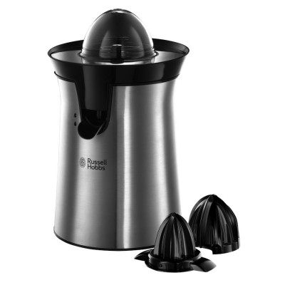 Соковитискач Russell Hobbs Classics цитрус-прес 60Вт, 2 насадки в комплекті, метал, чорний (22760-56) Соковитискач Russell Hobbs Classics цитрус-прес 60Вт, 2 насадки в комплекті, метал, чорний (22760-56)