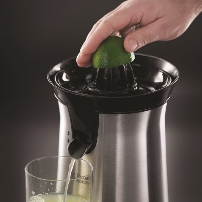 Соковитискач Russell Hobbs Classics цитрус-прес 60Вт, 2 насадки в комплекті, метал, чорний (22760-56) Соковитискач Russell Hobbs Classics цитрус-прес 60Вт, 2 насадки в комплекті, метал, чорний (22760-56)
