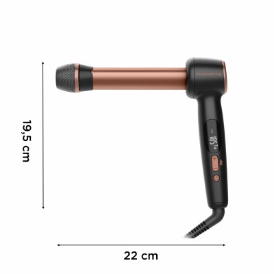 Стайлер Rowenta Twist Curl, автоматичний, темп.режимів-4, 150C–210С, кераміка, рукавика та термопідкладка, чорно-золотий (CF4620 Стайлер Rowenta Twist Curl, автоматичний, темп.режимів-4, 150C–210С, кераміка, рукавика та термопідкладка, чорно-золотий (CF4620