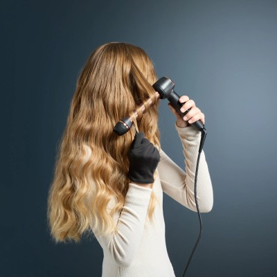 Стайлер Rowenta Twist Curl, автоматичний, темп.режимів-4, 150C–210С, кераміка, рукавика та термопідкладка, чорно-золотий (CF4620 Стайлер Rowenta Twist Curl, автоматичний, темп.режимів-4, 150C–210С, кераміка, рукавика та термопідкладка, чорно-золотий (CF4620