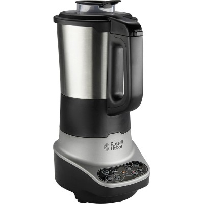 Суповарка-блендер Russell Hobbs 1200Вт, чаша-1,75л, механічне керування, 8 авто. програм, нержав.сталь, платик, сіро-чорний (214 Суповарка-блендер Russell Hobbs 1200Вт, чаша-1,75л, механічне керування, 8 авто. програм, нержав.сталь, платик, сіро-чорний (214