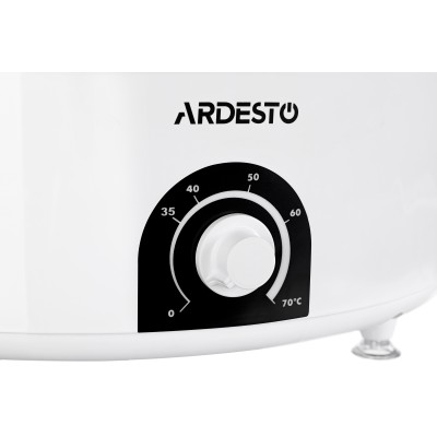 Сушарка для продуктів Ardesto FDB-5385, 520Вт, піддонів -5x4см, діаметр-38,5см, макс-70°С, рег.темп, пластик , білий Сушарка для продуктів Ardesto FDB-5385, 520Вт, піддонів -5x4см, діаметр-38,5см, макс-70°С, рег.темп, пластик , білий