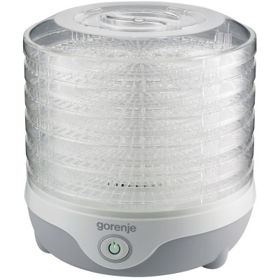 Сушарка для продуктів Gorenje 240Вт, піддонів - 5x1.5см, діаметр - 28см, макс - 70°С, сітка для ягід, пластик, білий (FDK20MG) Сушарка для продуктів Gorenje 240Вт, піддонів - 5x1.5см, діаметр - 28см, макс - 70°С, сітка для ягід, пластик, білий (FDK20MG)