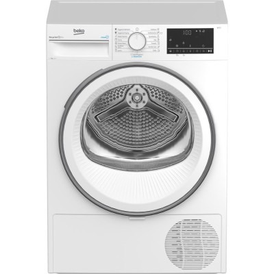 Сушильна машина Beko тепловий насос, 7кг, A++, 54.3см, дисплей, підсвітка барабану, білий (B3T67230)