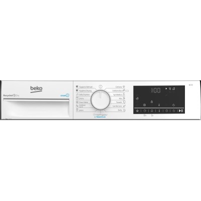Сушильна машина Beko тепловий насос, 7кг, A++, 54.3см, дисплей, підсвітка барабану, білий (B3T67230)