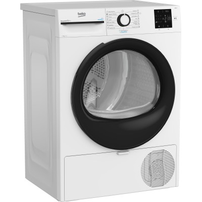 Сушильна машина Beko тепловий насос, 7кг, A++, 54.5см, дисплей, ф-ція ПАР, білий (BM3T37239WB)