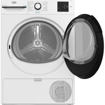 Сушильна машина Beko тепловий насос, 7кг, A++, 54.5см, дисплей, ф-ція ПАР, білий (BM3T37239WB)