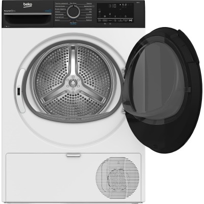 Сушильна машина Beko тепловий насос, 7кг, A++, 55см, дисплей, пара, підсвітка барабану, білий (BM3T47239WPBB2) Сушильна машина Beko тепловий насос, 7кг, A++, 55см, дисплей, пара, підсвітка барабану, білий (BM3T47239WPBB2)