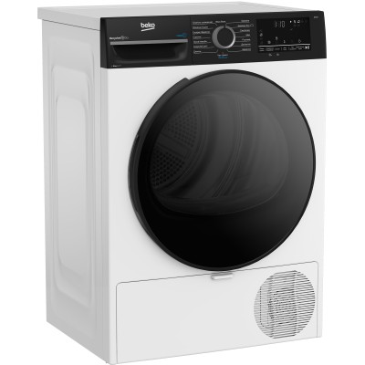 Сушильна машина Beko тепловий насос, 8кг, A++, 60см, дисплей, підсвітка барабану, пар, білий (BM3T48239WPBB2) Сушильна машина Beko тепловий насос, 8кг, A++, 60см, дисплей, підсвітка барабану, пар, білий (BM3T48239WPBB2)