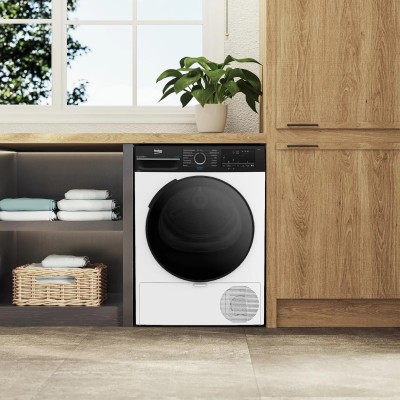 Сушильна машина Beko тепловий насос, 8кг, A++, 60см, дисплей, підсвітка барабану, пар, білий (BM3T48239WPBB2) Сушильна машина Beko тепловий насос, 8кг, A++, 60см, дисплей, підсвітка барабану, пар, білий (BM3T48239WPBB2)