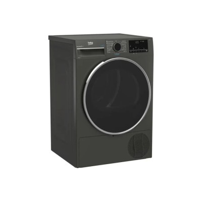 Сушильна машина Beko тепловий насос, 8кг, A++, 60см, дисплей, підсвітка барабану, сірий (B3T68239MG)