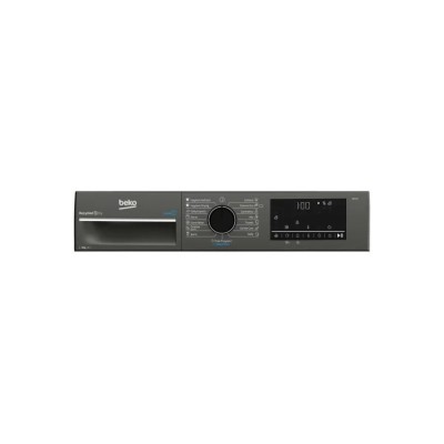 Сушильна машина Beko тепловий насос, 8кг, A++, 60см, дисплей, підсвітка барабану, сірий (B3T68239MG)