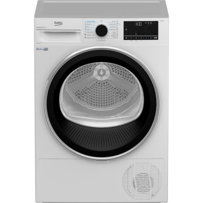 Сушильна машина Beko тепловий насос, 8кг, A+++, 60см, дисплей, підсвітка барабану, білий (B5T68243)