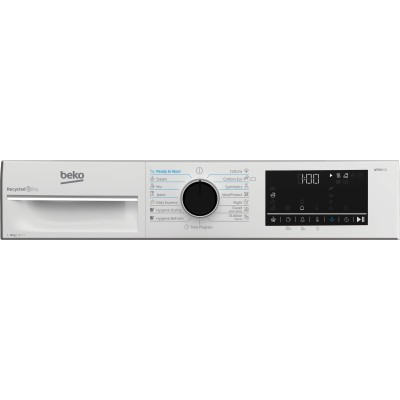 Сушильна машина Beko тепловий насос, 8кг, A+++, 60см, дисплей, підсвітка барабану, білий (B5T68243)