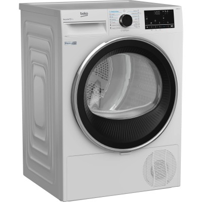 Сушильна машина Beko тепловий насос, 9кг, A++, 60см, дисплей, підсвітка барабану, білий (B5T69233)