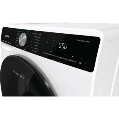 Сушильна машина Gorenje тепловий насос, 9кг, A++, 60см, дисплей, 15 програм, підсвітка барабану, білий (DNS92)