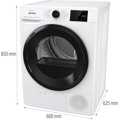 Сушильна машина Gorenje тепловий насос, 9кг, A++, 60см, дисплей, 16 програм, Wi-Fi, білий (DPNE92GNLWIFI) Сушильна машина Gorenje тепловий насос, 9кг, A++, 60см, дисплей, 16 програм, Wi-Fi, білий (DPNE92GNLWIFI)