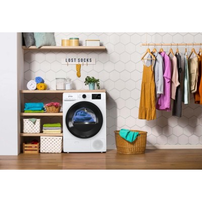 Сушильна машина Gorenje тепловий насос, 9кг, A++, 60см, дисплей, 16 програм, Wi-Fi, білий (DPNE92GNLWIFI) Сушильна машина Gorenje тепловий насос, 9кг, A++, 60см, дисплей, 16 програм, Wi-Fi, білий (DPNE92GNLWIFI)