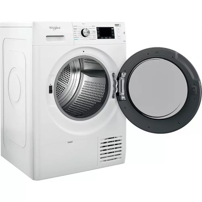 Сушильна машина Whirlpool тепловий насос, 9кг, A++, 65см, дисплей, люк чорний, білий (FFTM229X2BUA) Сушильна машина Whirlpool тепловий насос, 9кг, A++, 65см, дисплей, люк чорний, білий (FFTM229X2BUA)